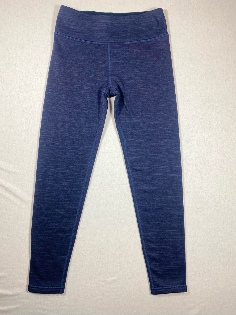 Athleta Girl High Rise Polartec Tight Leggings XL 14 Navy Heather